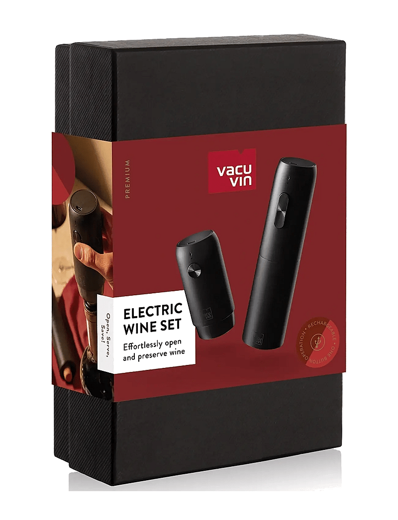 Vacuvin - Electric Wine SET Black VACU VIN® - weitere küchengeräte - black - 2
