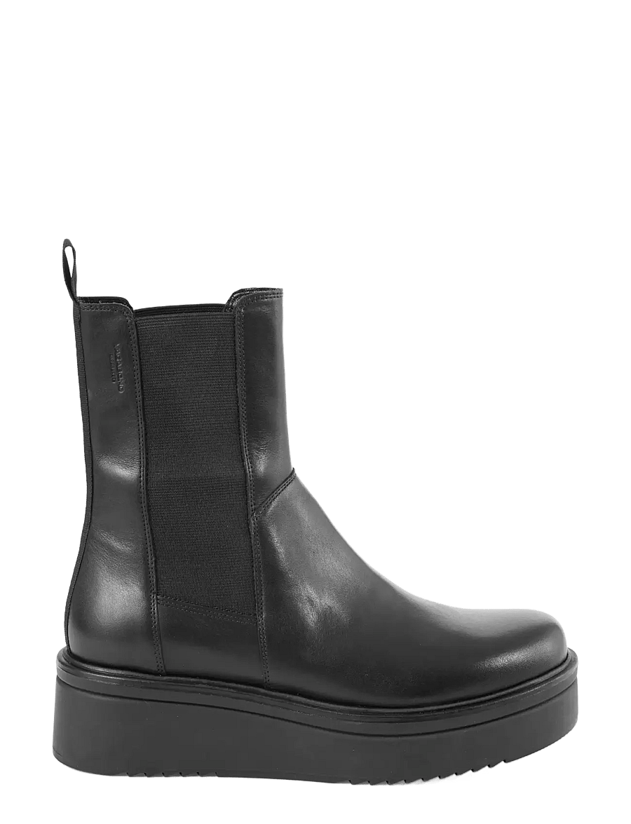 VAGABOND - TARA - tasapohjaiset nilkkurit - black - 2
