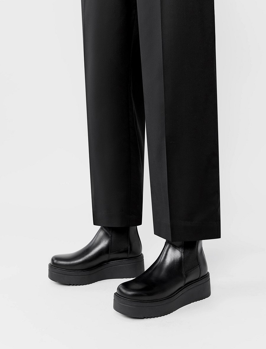 VAGABOND - TARA - bottines plates - black - 0