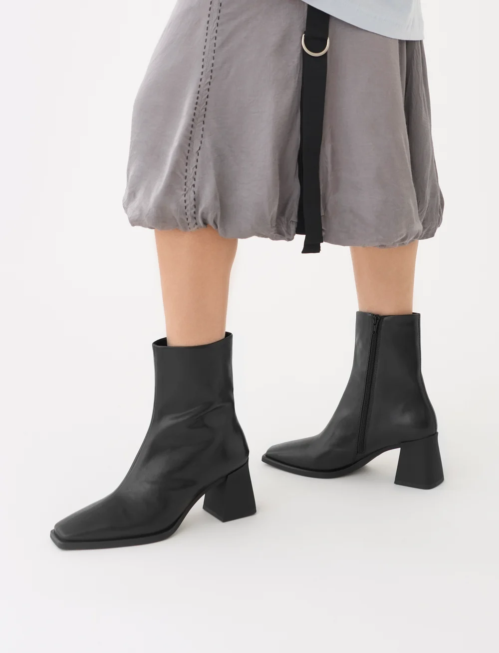 VAGABOND - HEDDA - enkellaarsjes met hak - black - 0