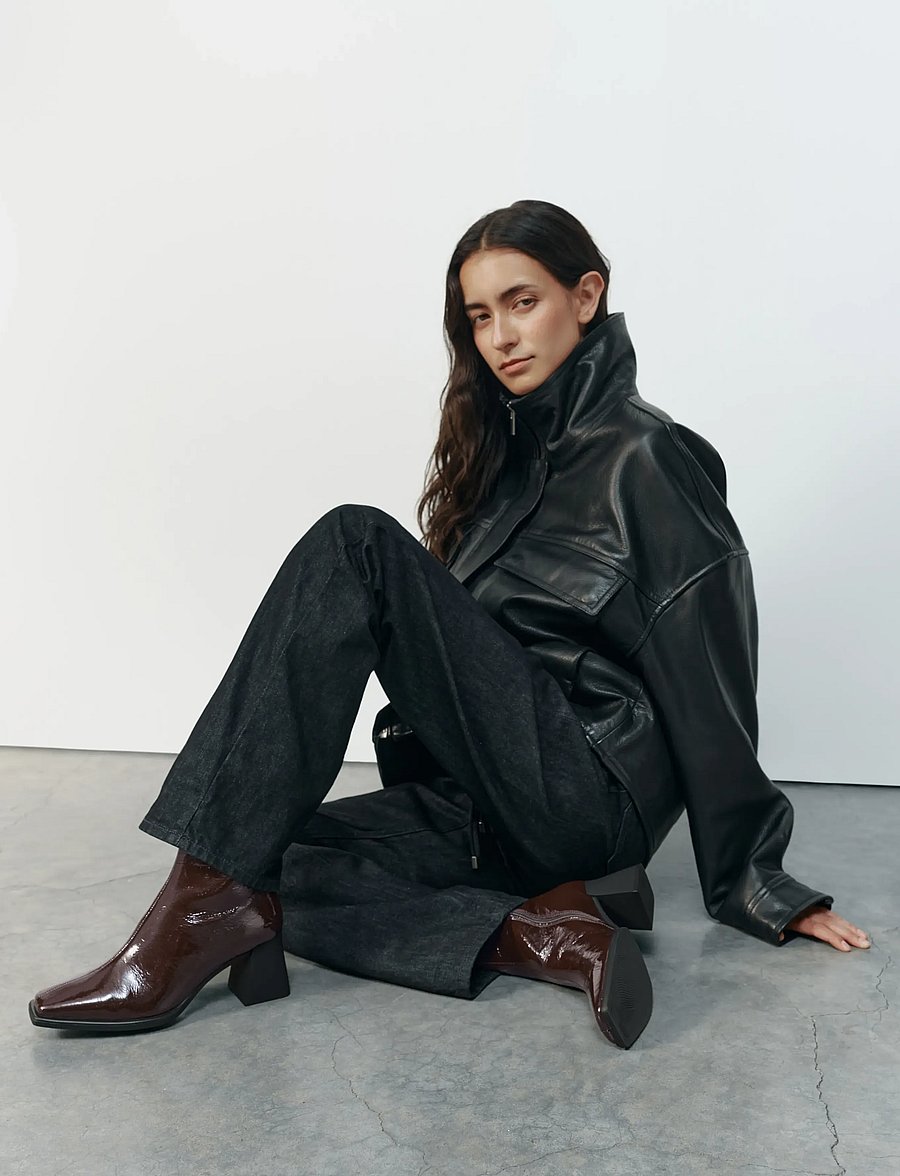 VAGABOND - HEDDA - kontsaga poolsaapad - dark brown - 0