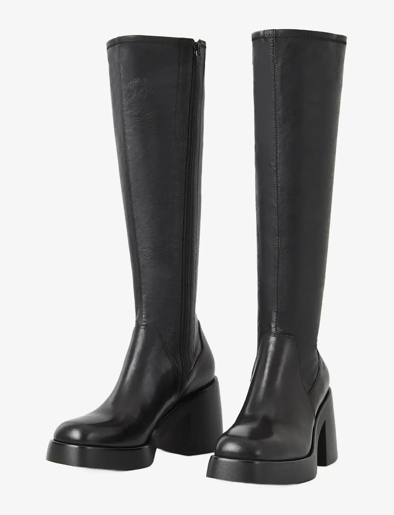 VAGABOND - BROOKE - langskaftede støvler - black - 3