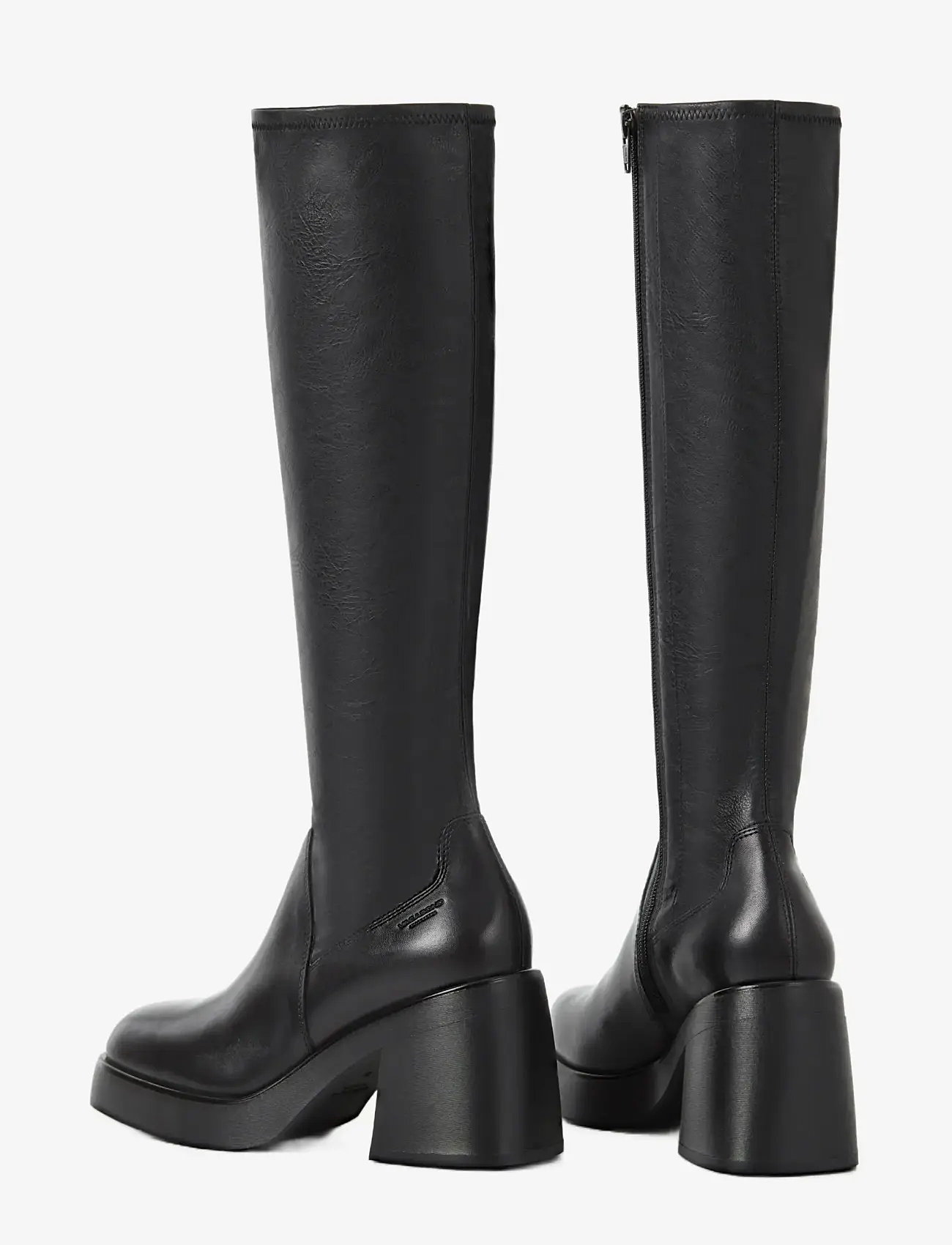 VAGABOND - BROOKE - langskaftede støvler - black - 4