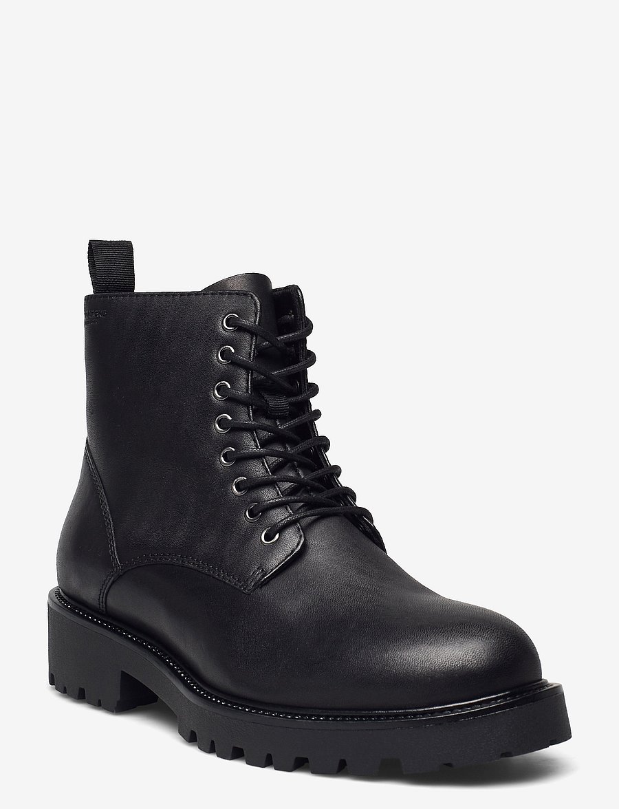 VAGABOND - KENOVA - geschnürte stiefel - black - 1