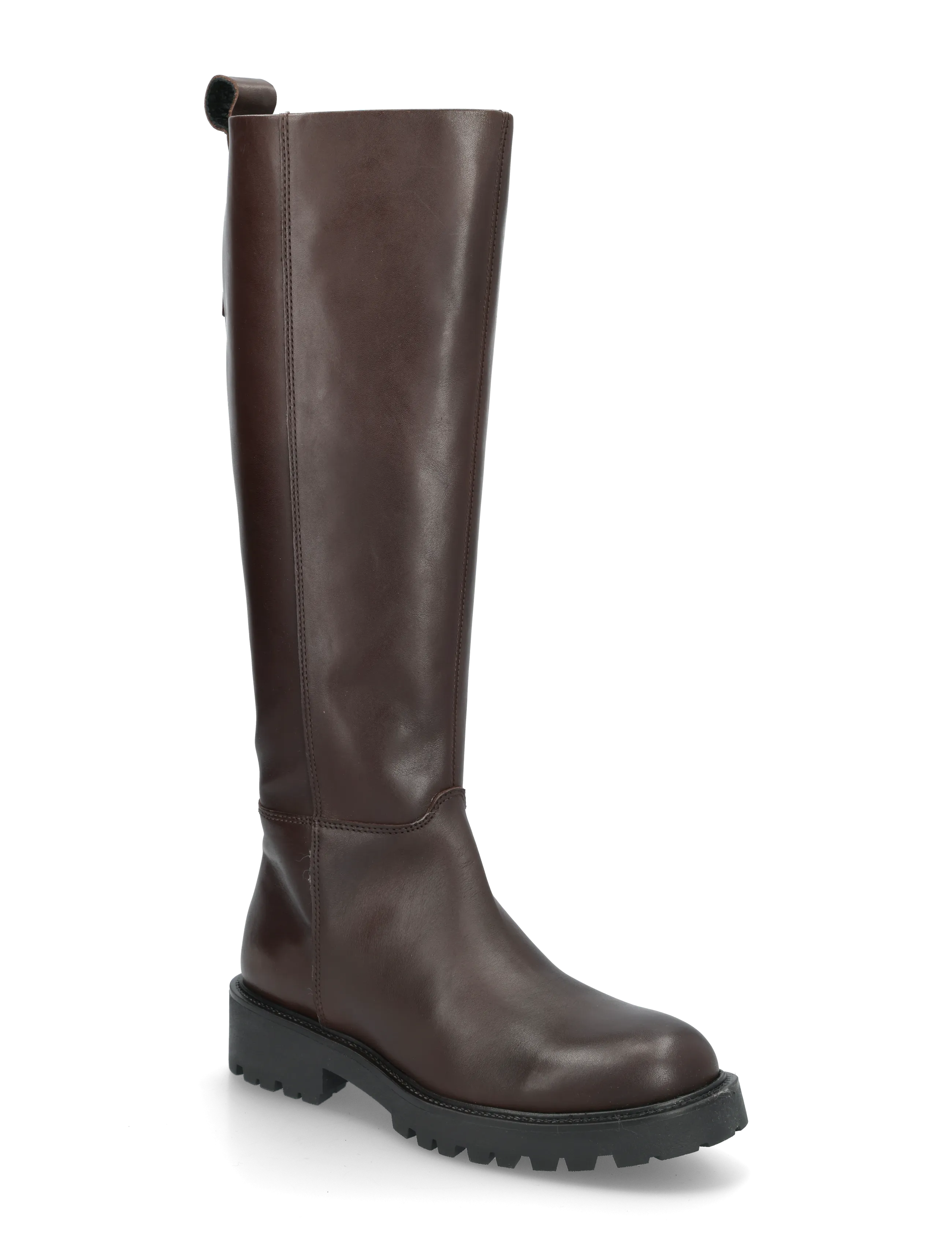 VAGABOND KENOVA - Pika säärega saapad - DARK BROWN / brown