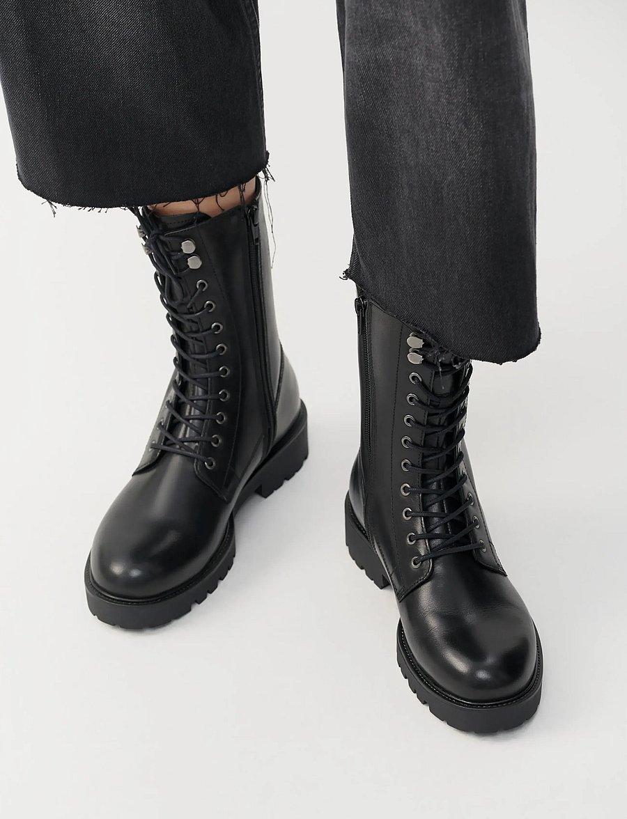 VAGABOND - KENOVA - geschnürte stiefel - black - 0