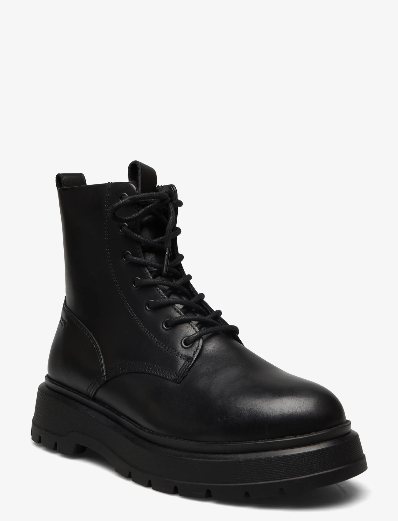 VAGABOND - JEFF - støvler med snøre - black - 0