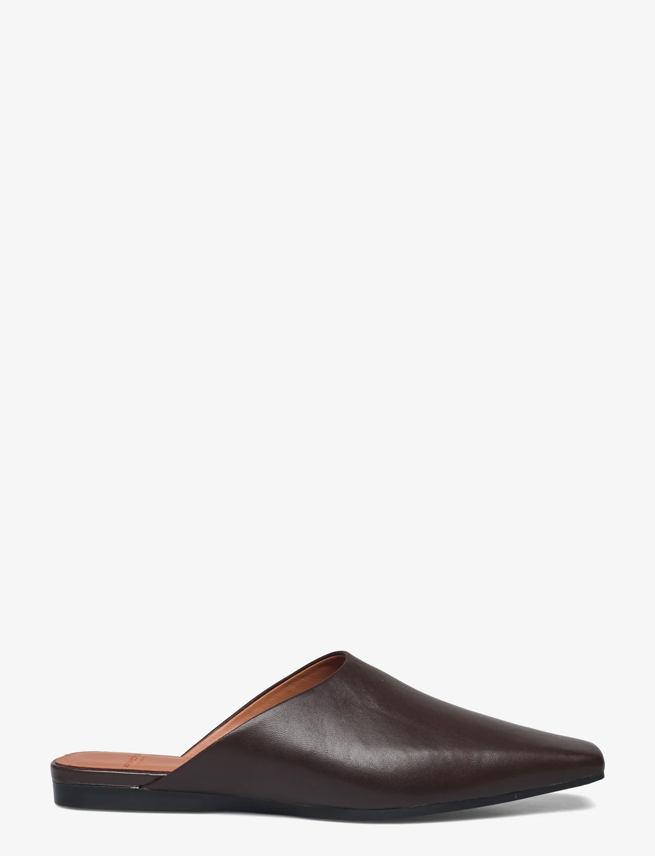 VAGABOND - WIOLETTA - buty z odkrytą piętą na płaskim obcasie - dark brown - 1