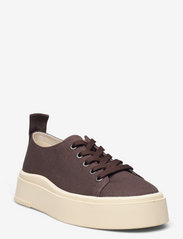 VAGABOND - STACY - sportiska stila apavi ar pazeminātu potītes daļu - dark brown - 0