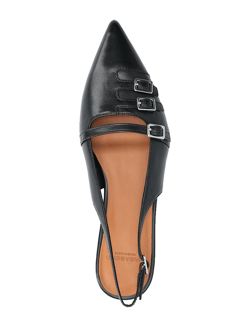 VAGABOND - HERMINE - platta slingbacks - black - 4