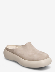 VAGABOND - JANICK - buty z odkrytą piętą na płaskim obcasie - beige - 0
