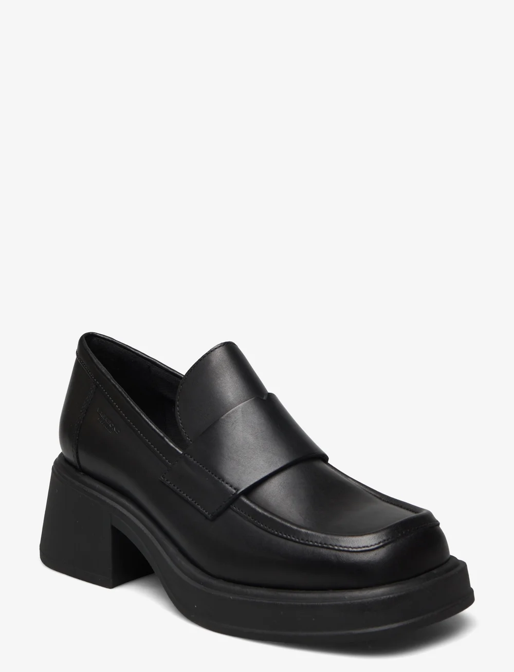 VAGABOND - DORAH - loafers med hæl - black - 1