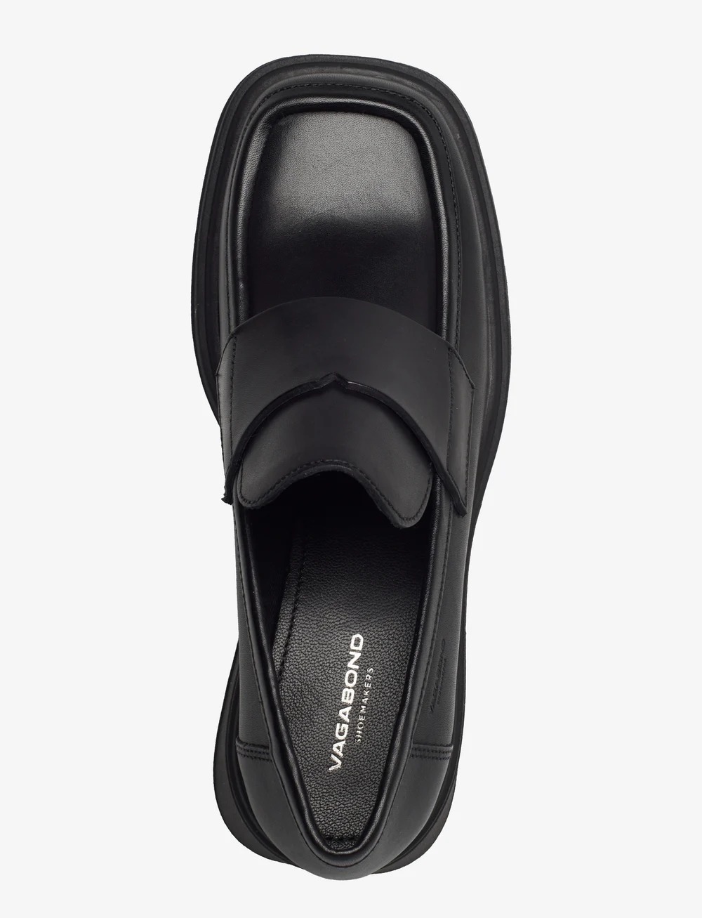 VAGABOND - DORAH - loafers med hæl - black - 4