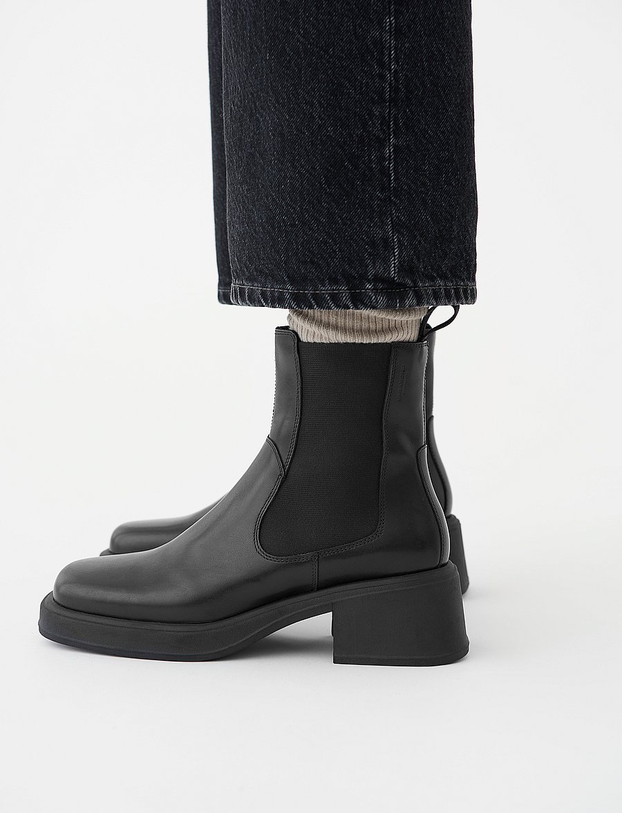 VAGABOND - DORAH - kontsaga poolsaapad - black - 0
