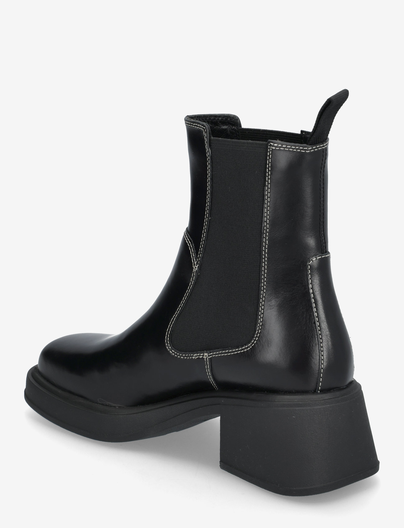 VAGABOND - DORAH - heeled ankle boots - black/white - 3