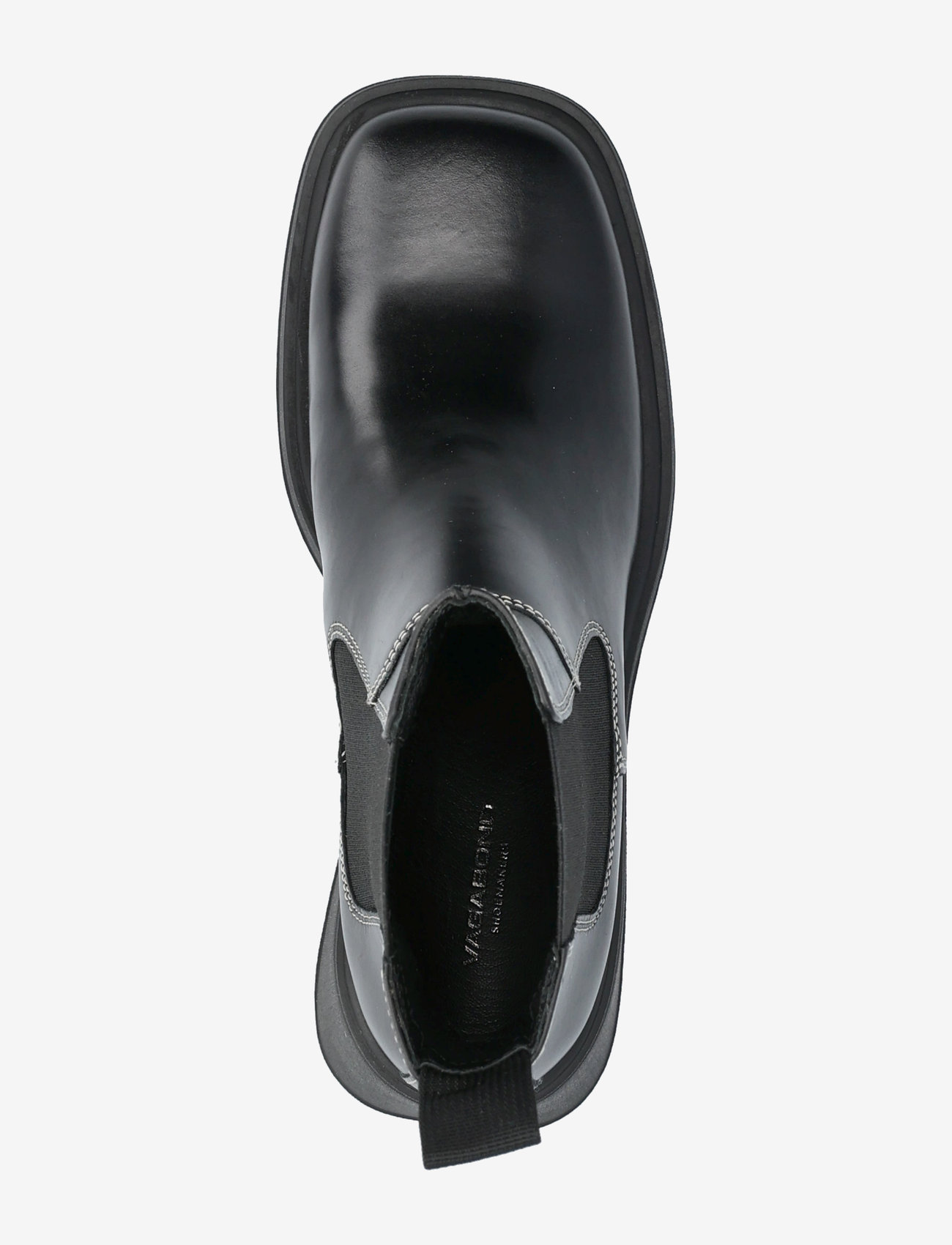 VAGABOND - DORAH - heeled ankle boots - black/white - 4