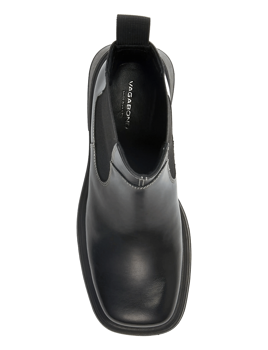 VAGABOND - DORAH - stiefeletten mit absatz - black/white - 4