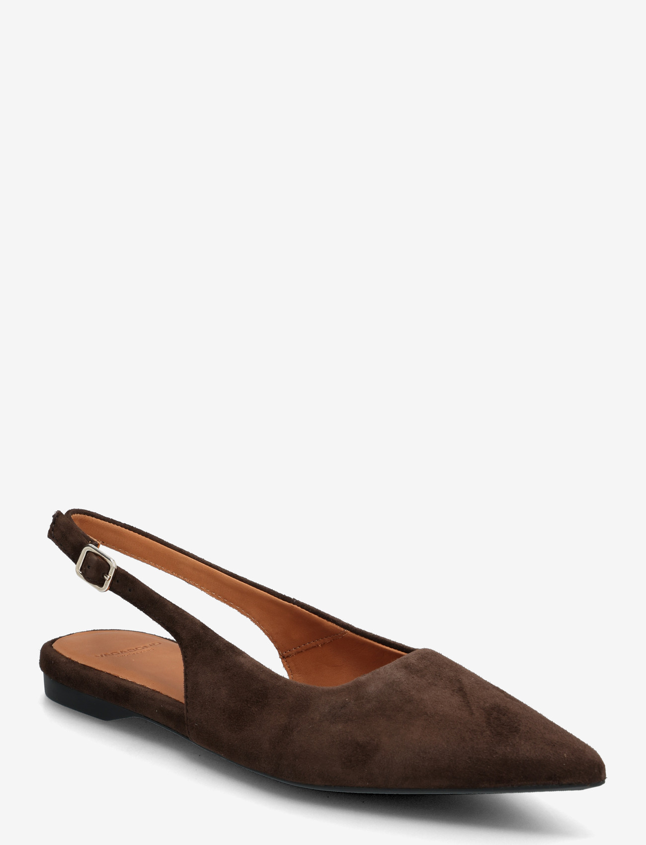VAGABOND - HERMINE - flat slingbacks - dark brown - 0