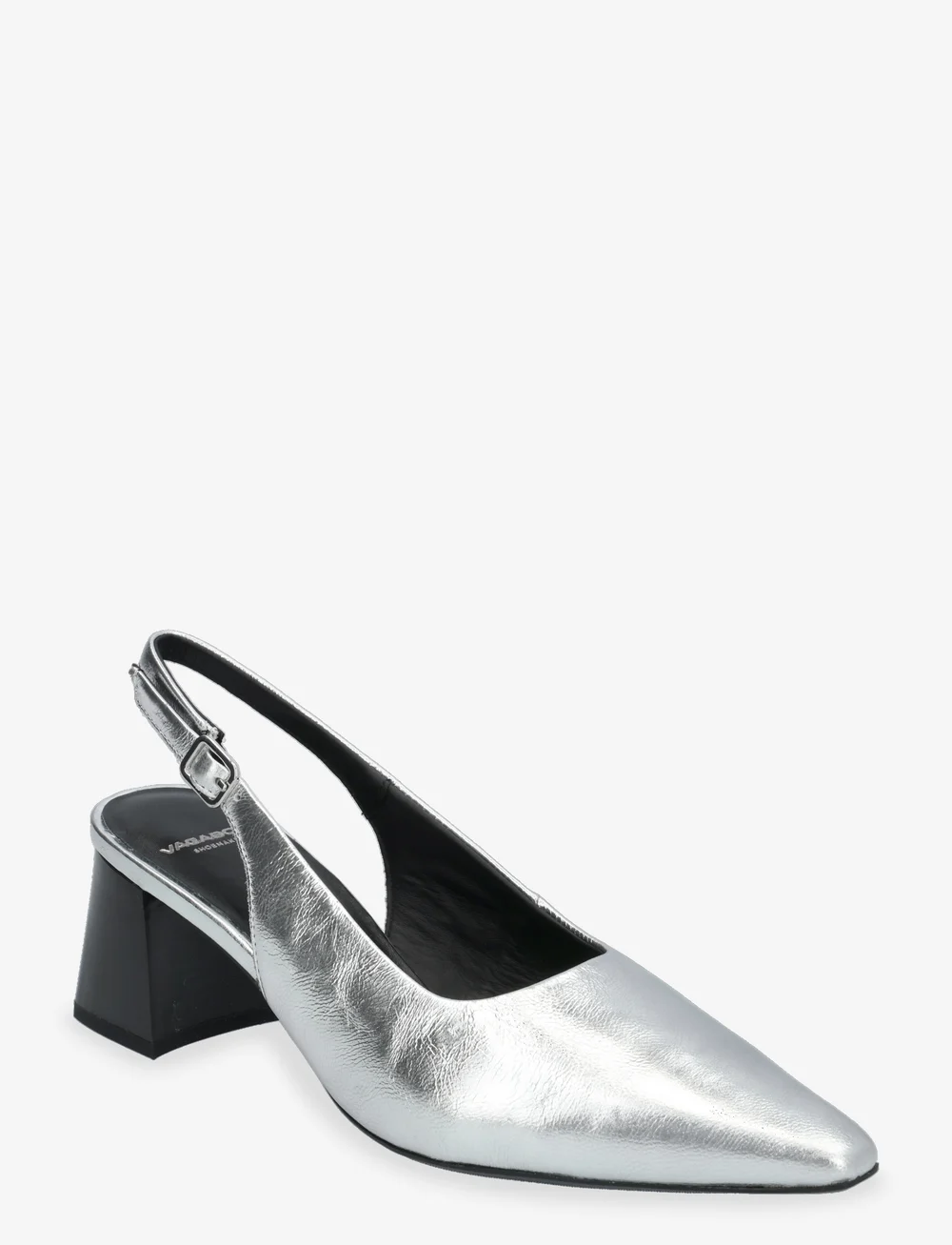 VAGABOND - ALTEA - pantofle bez pięty na obcasie - silver - 0