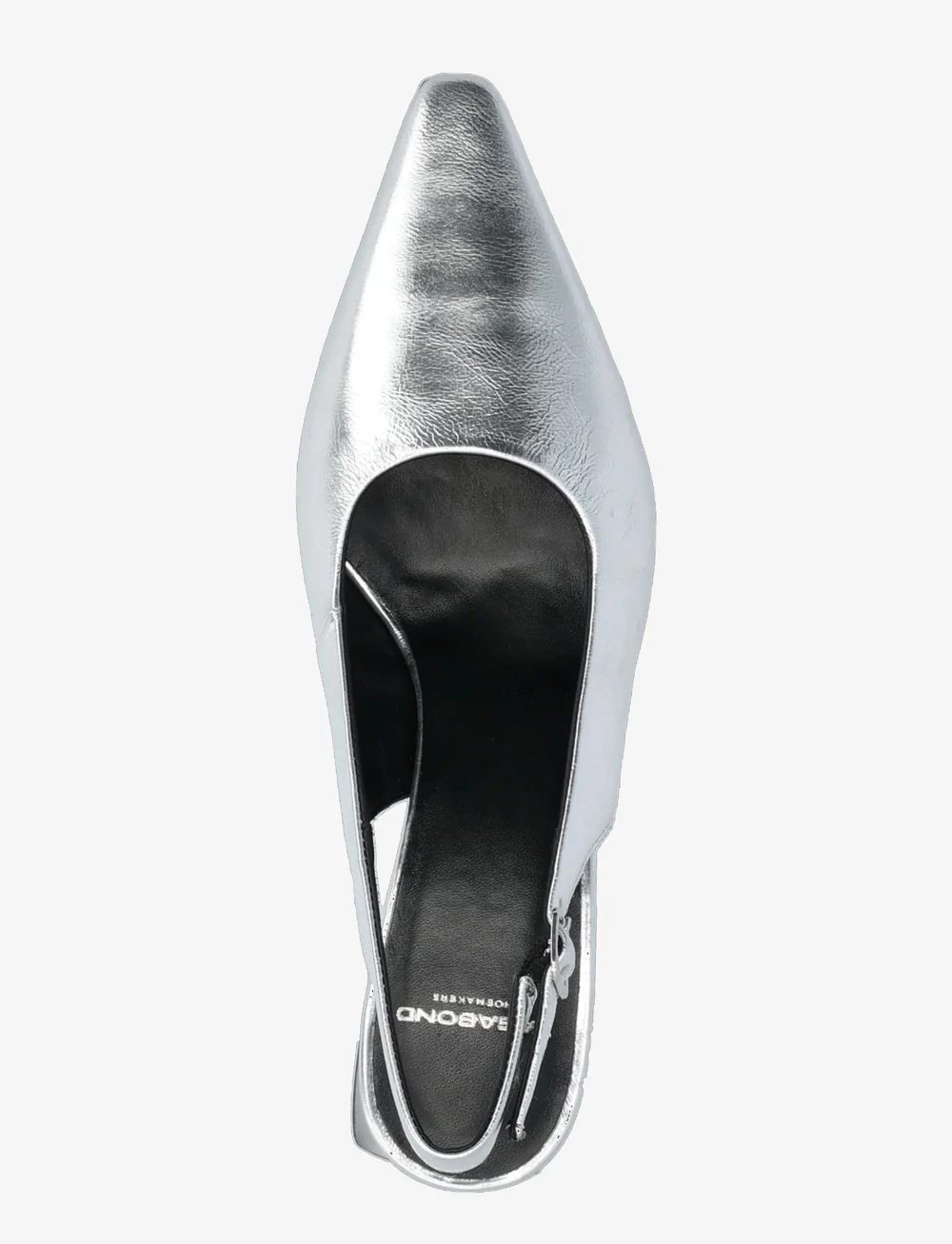 VAGABOND - ALTEA - pantofle bez pięty na obcasie - silver - 3