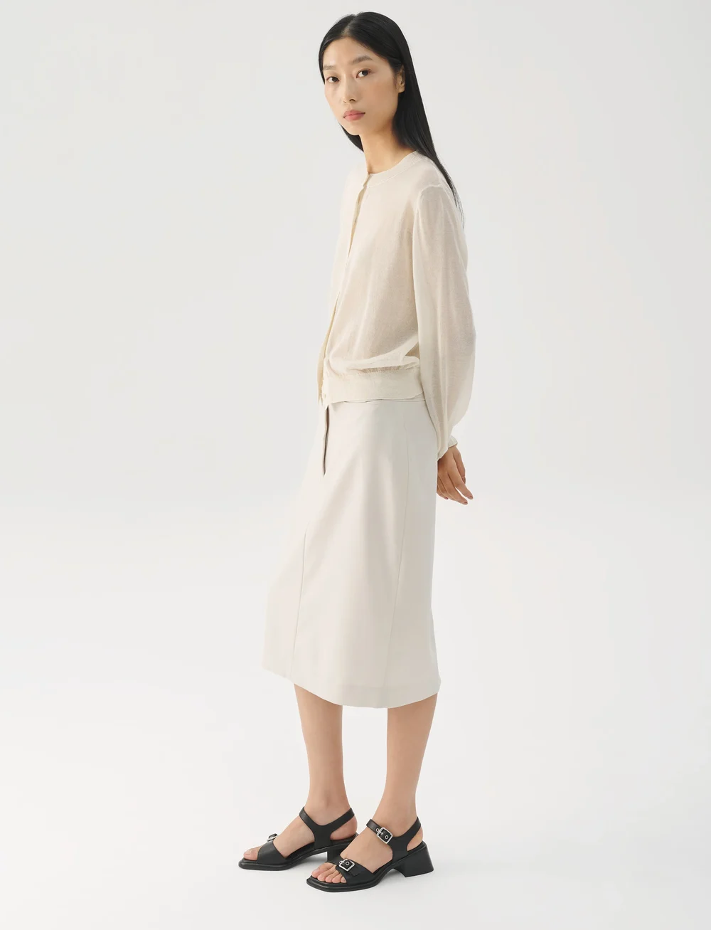 VAGABOND - INES - lahtised kontsakingad - black - 0