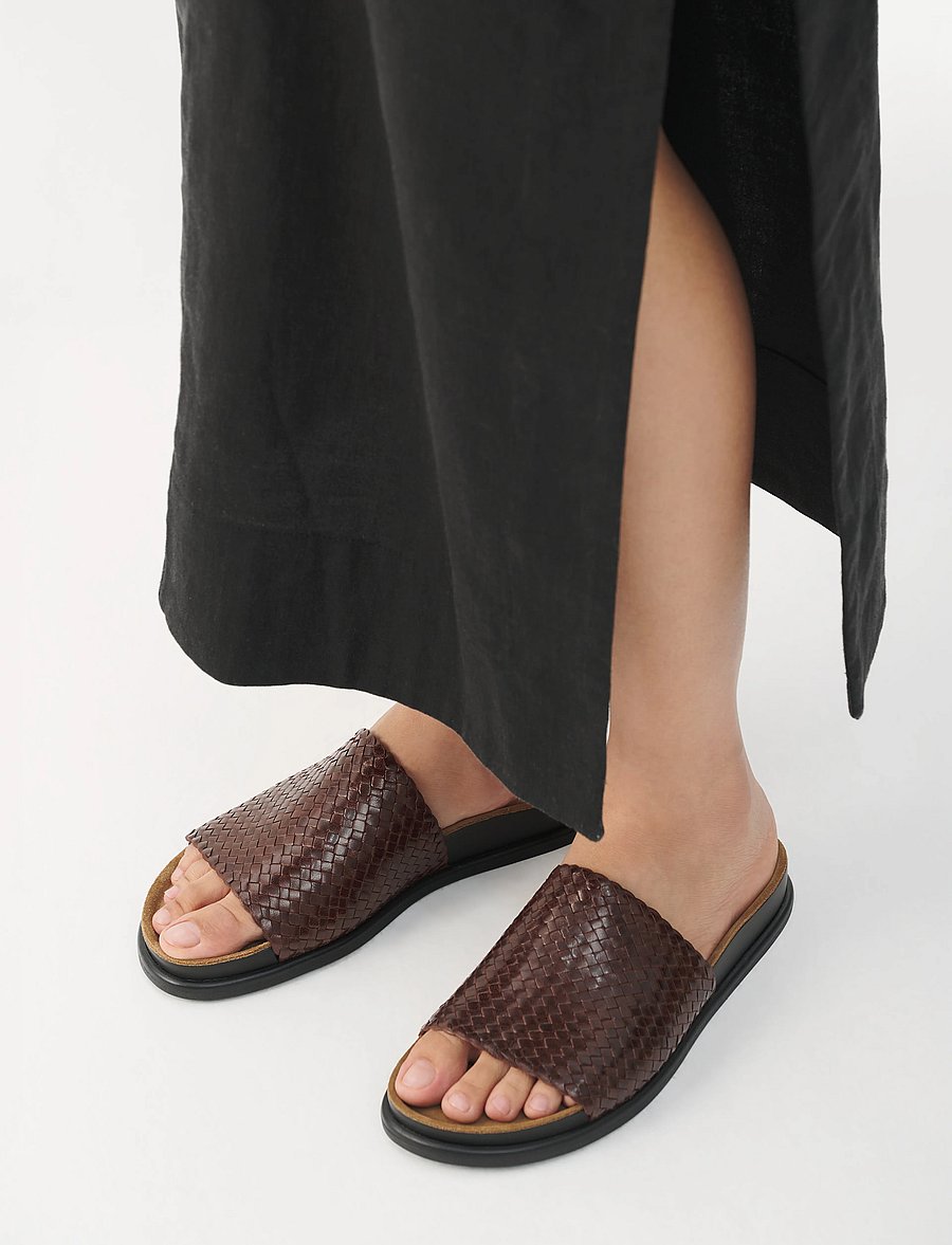 VAGABOND - EFFIE - sandales plates - brown - 0