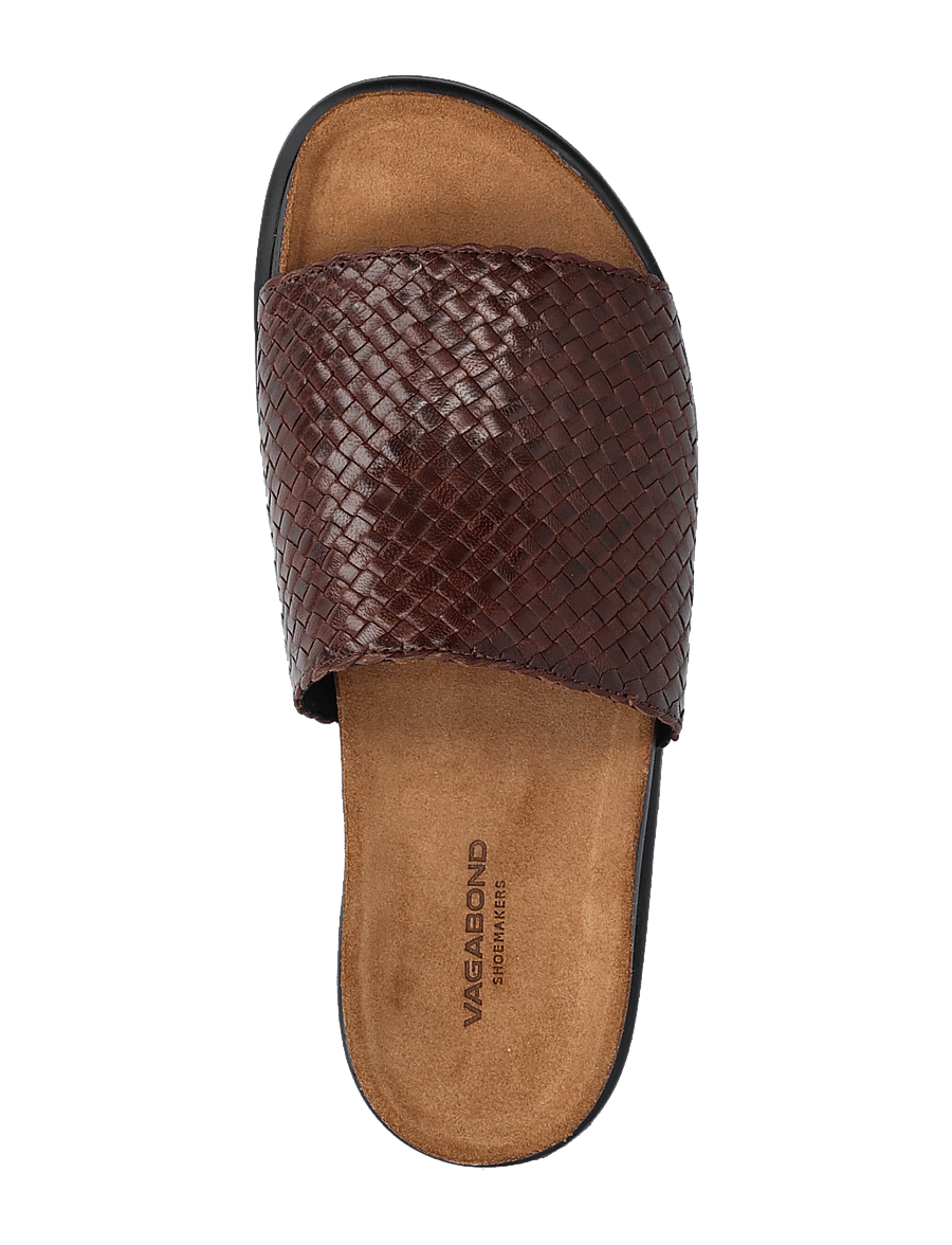 VAGABOND - EFFIE - sandales plates - brown - 4