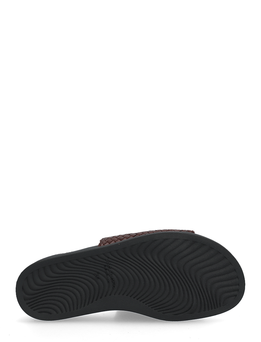 VAGABOND - EFFIE - sandales plates - brown - 5