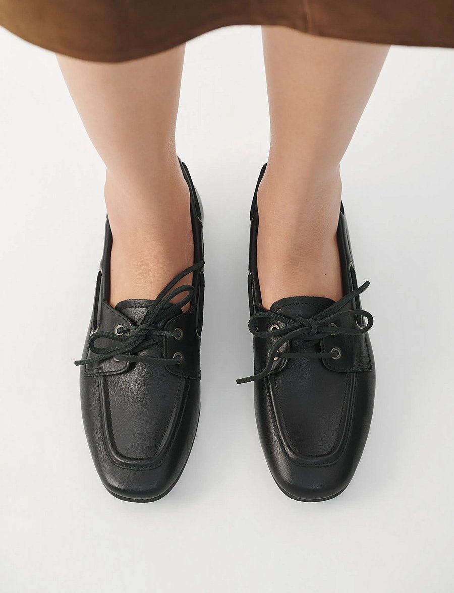 VAGABOND - HILLARY - boat shoes - black - 0