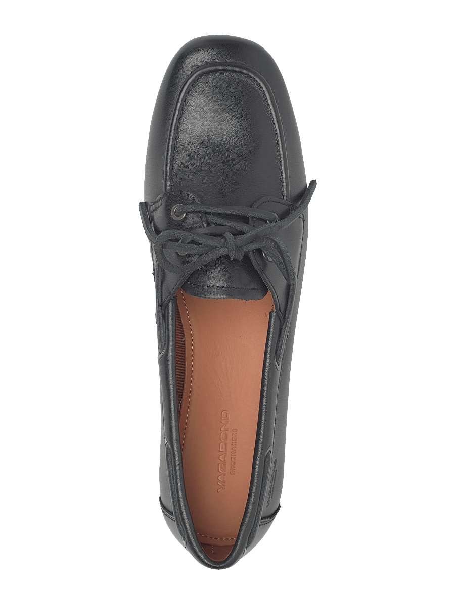 VAGABOND - HILLARY - boat shoes - black - 4
