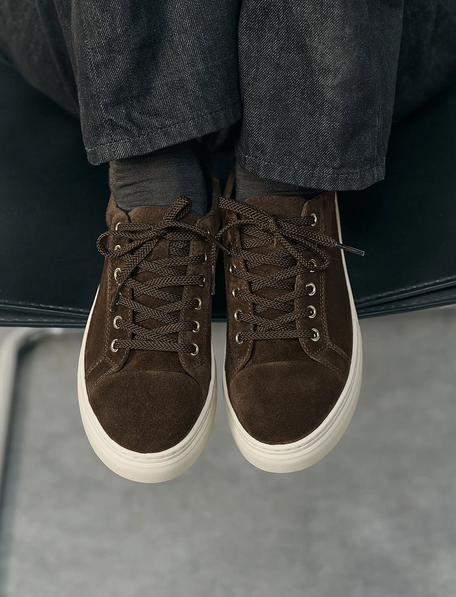 VAGABOND - ZOE PLATFORM - madala säärega tossud - dark brown - 0