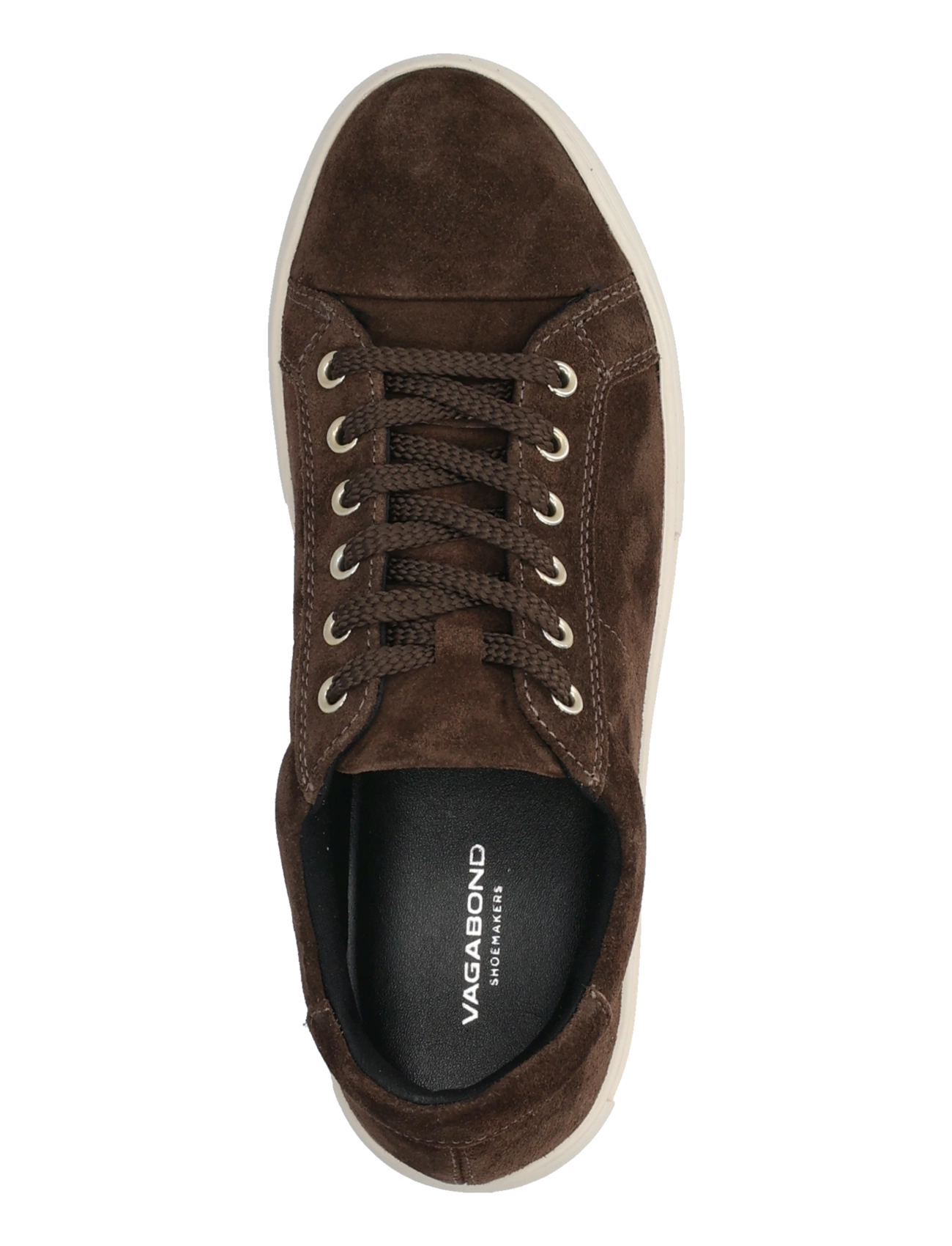 VAGABOND - ZOE PLATFORM - low tops - dark brown - 3
