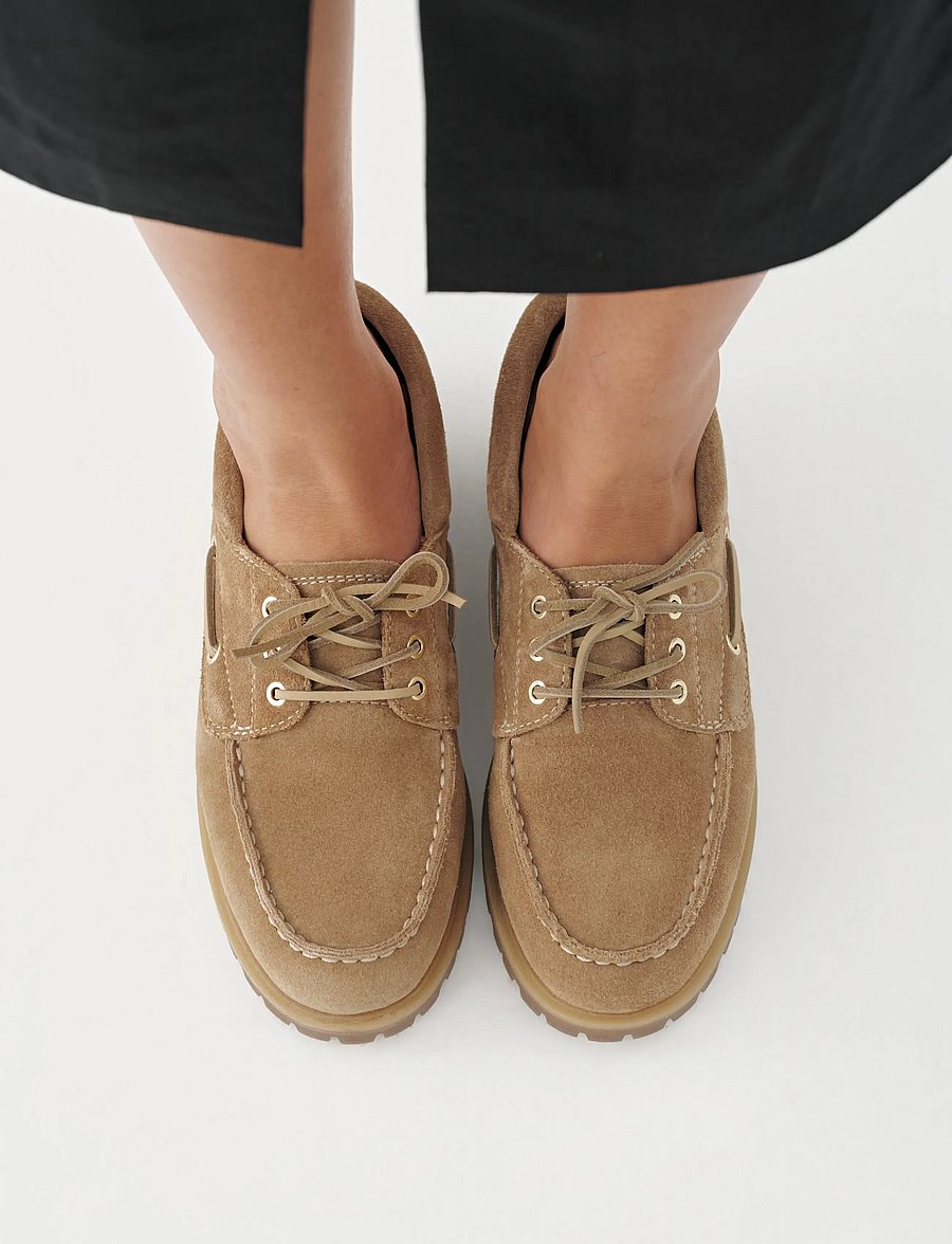 VAGABOND - JOSLYN - seglarskor - beige - 0