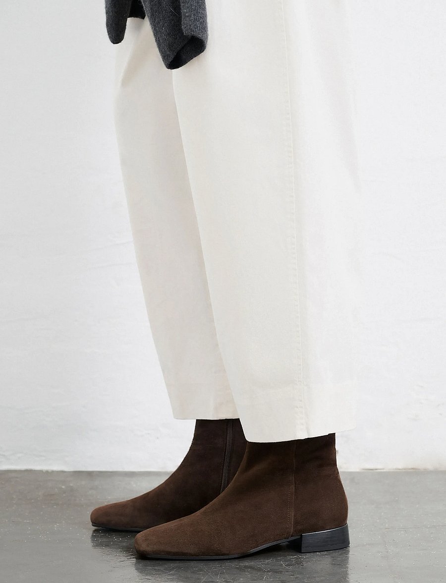 VAGABOND - MONA - platta ankelboots - dark brown - 0
