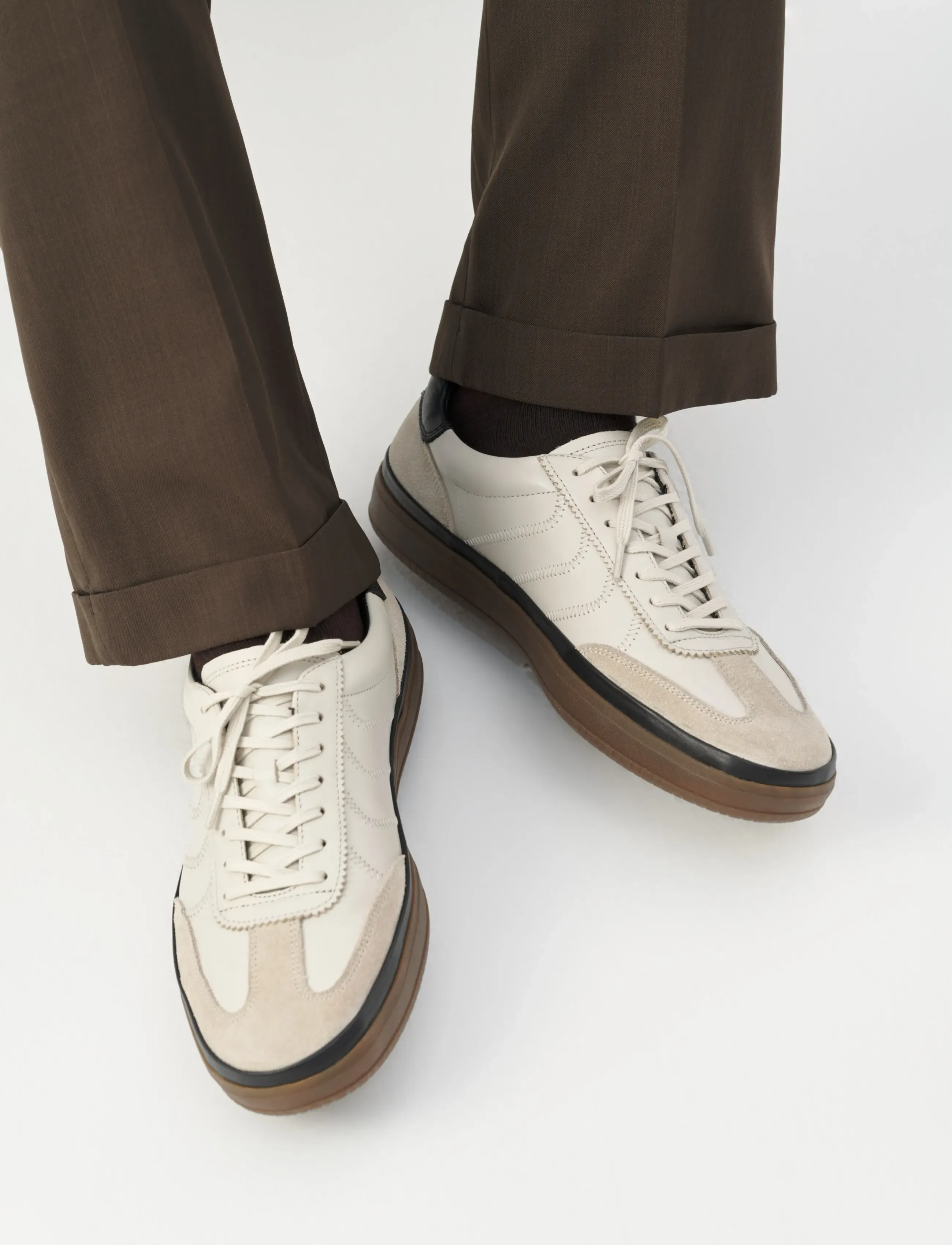 VAGABOND Leo, 43, Sneakers, Weiß - Low-top Männerswear