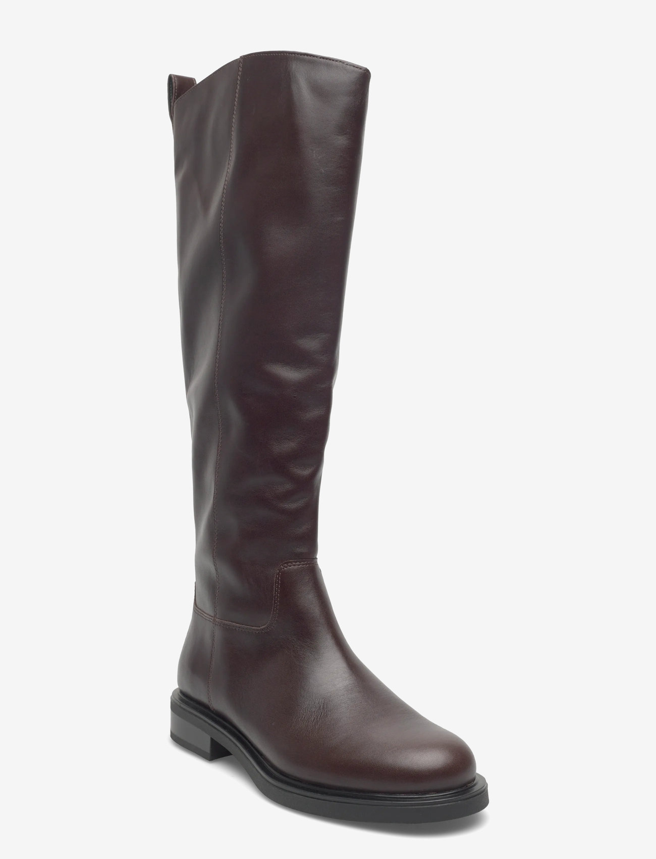 VAGABOND - FREYA - pika säärega saapad - dark brown - 0