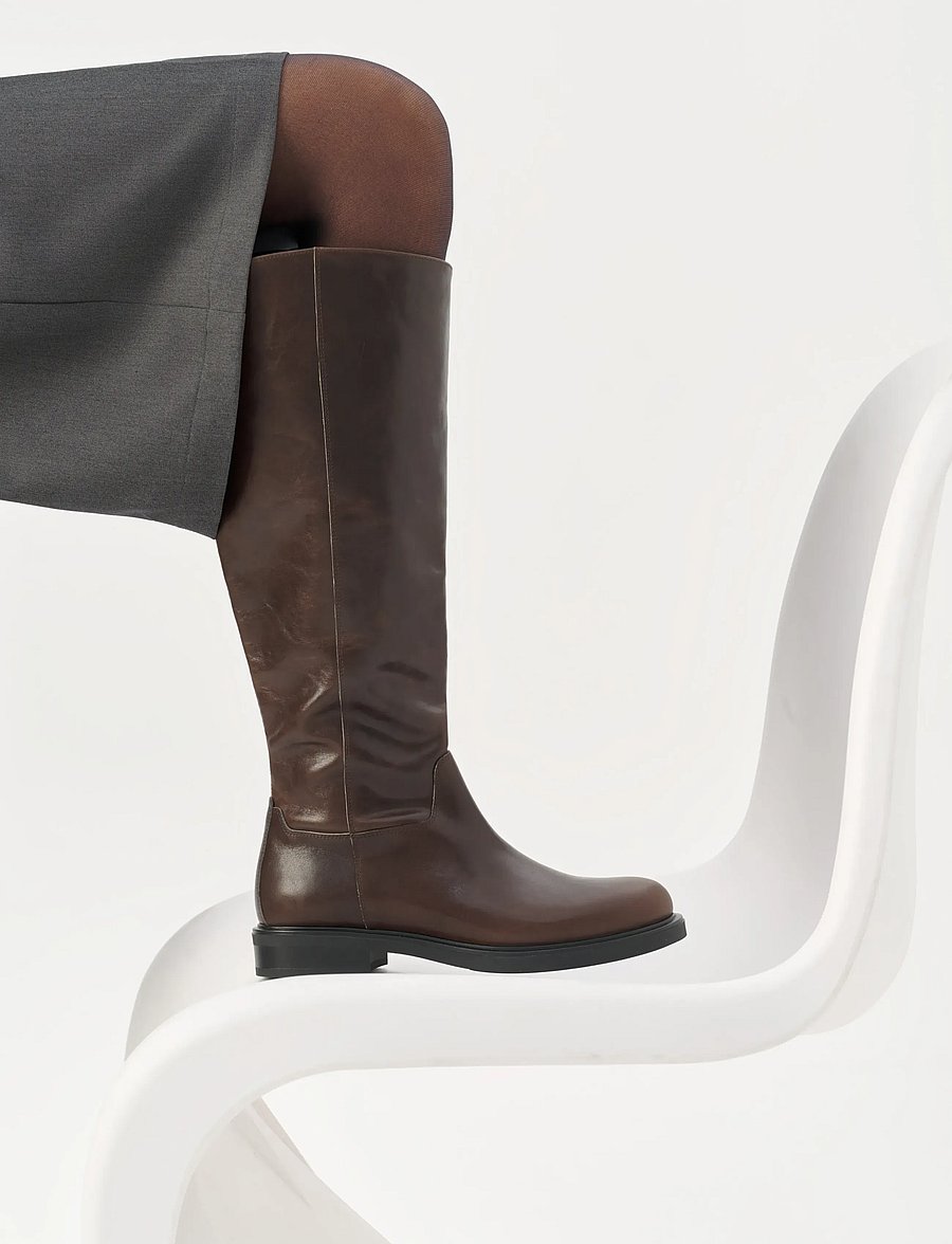 VAGABOND - FREYA - knee high boots - dark brown - 0