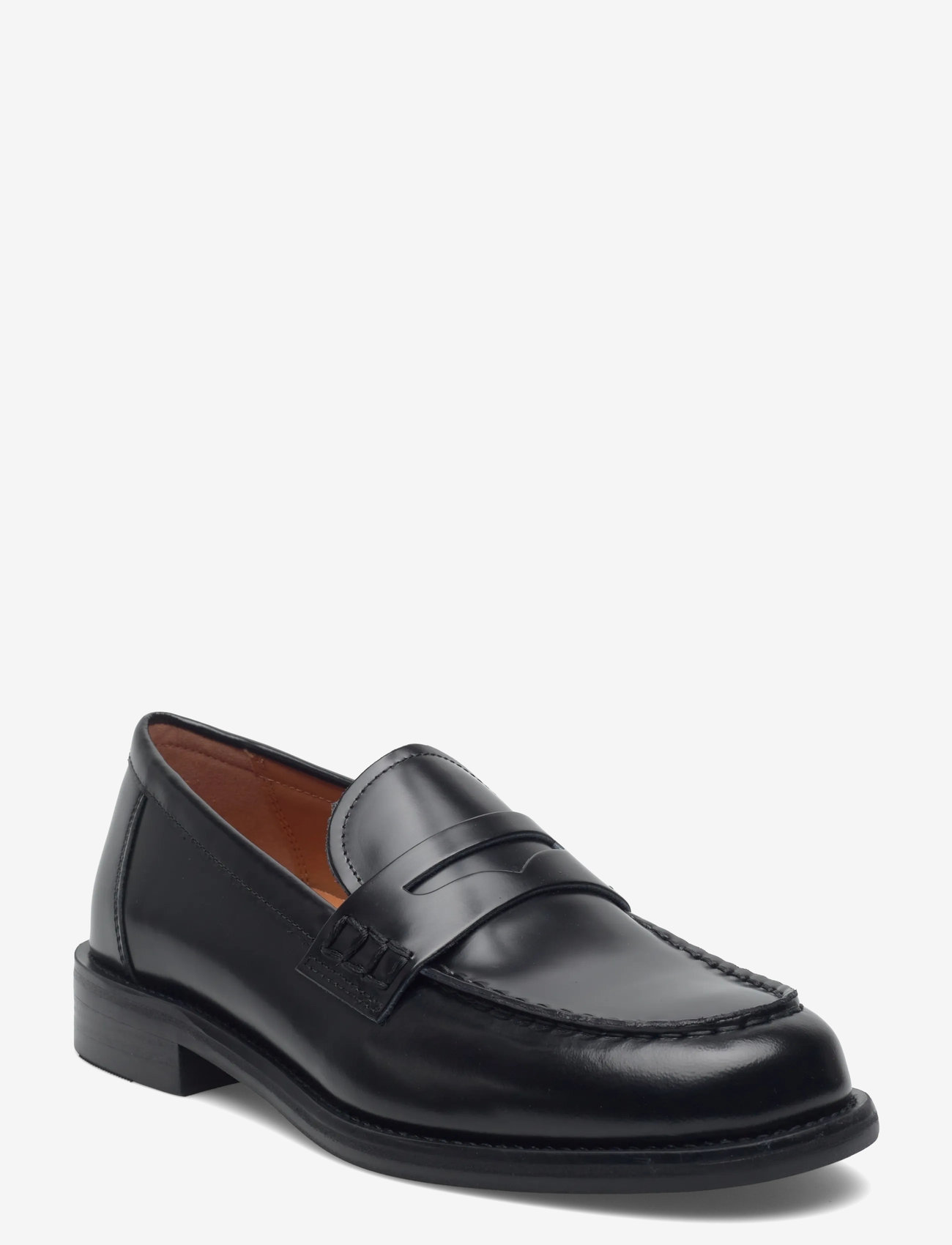 VAGABOND - LINN - loafers med hæl - black - 0