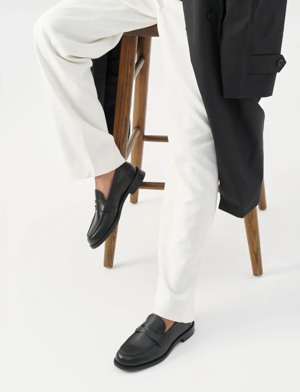 VAGABOND - LINN - loafers med klack - black - 0