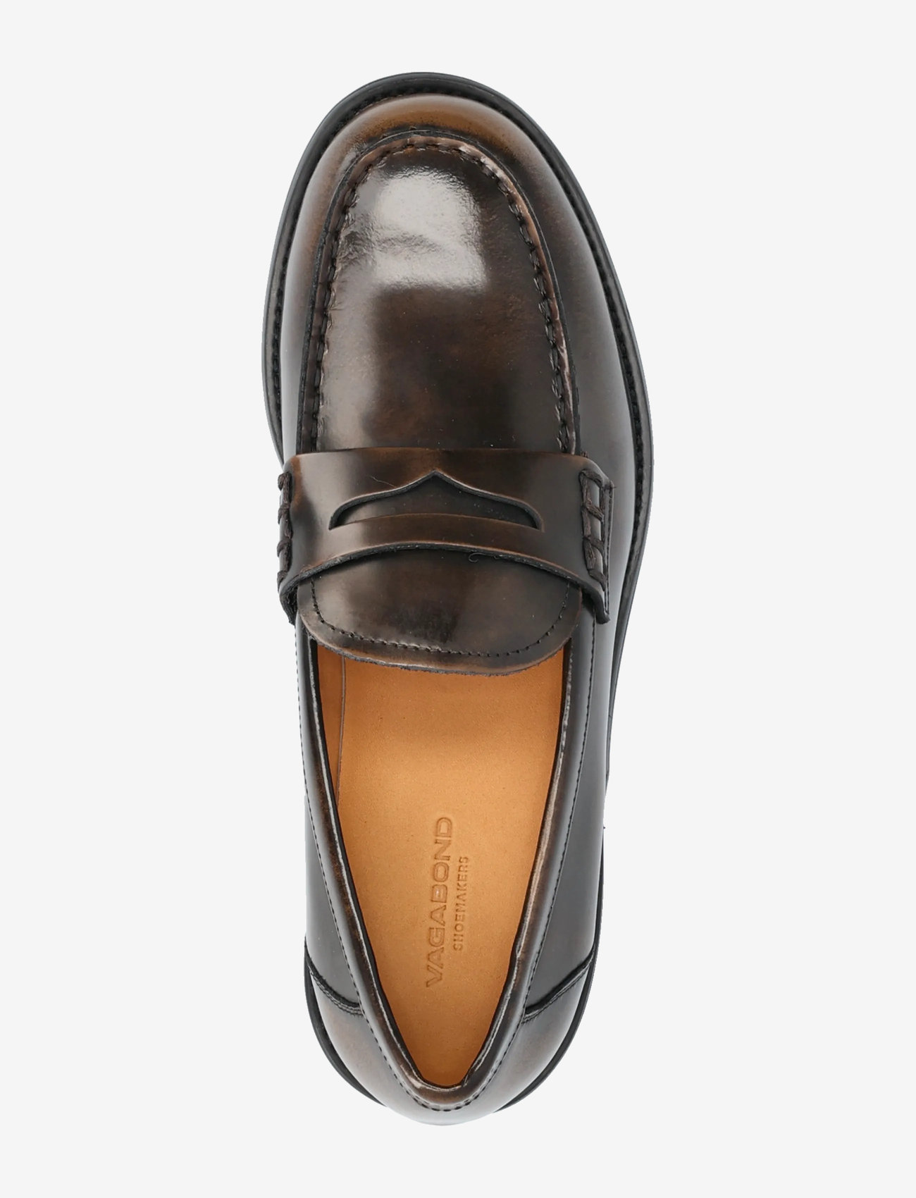 VAGABOND - LINN - loafers med klack - brown - 3