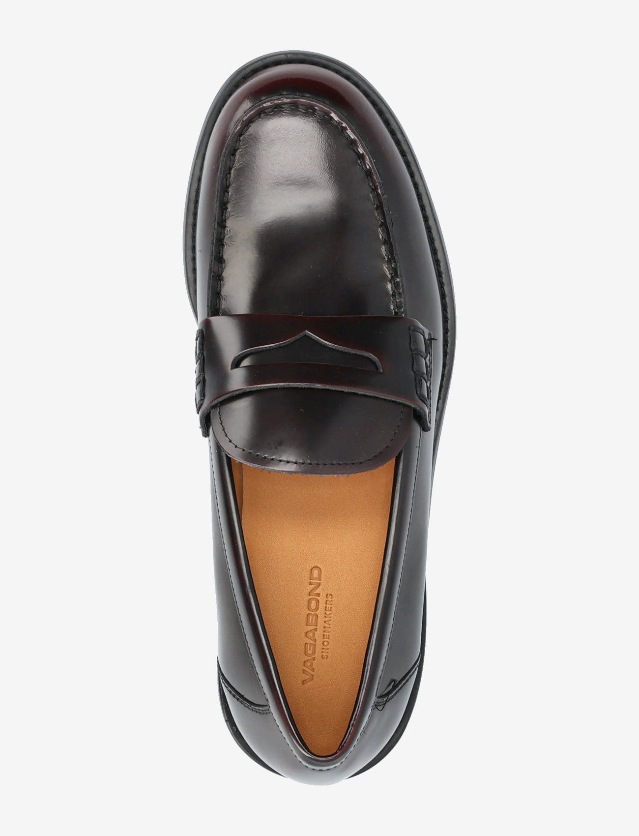 VAGABOND - LINN - loafers med klack - dark red - 3