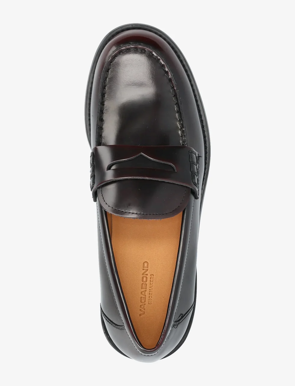 VAGABOND - LINN - loafers med klack - dark red - 3