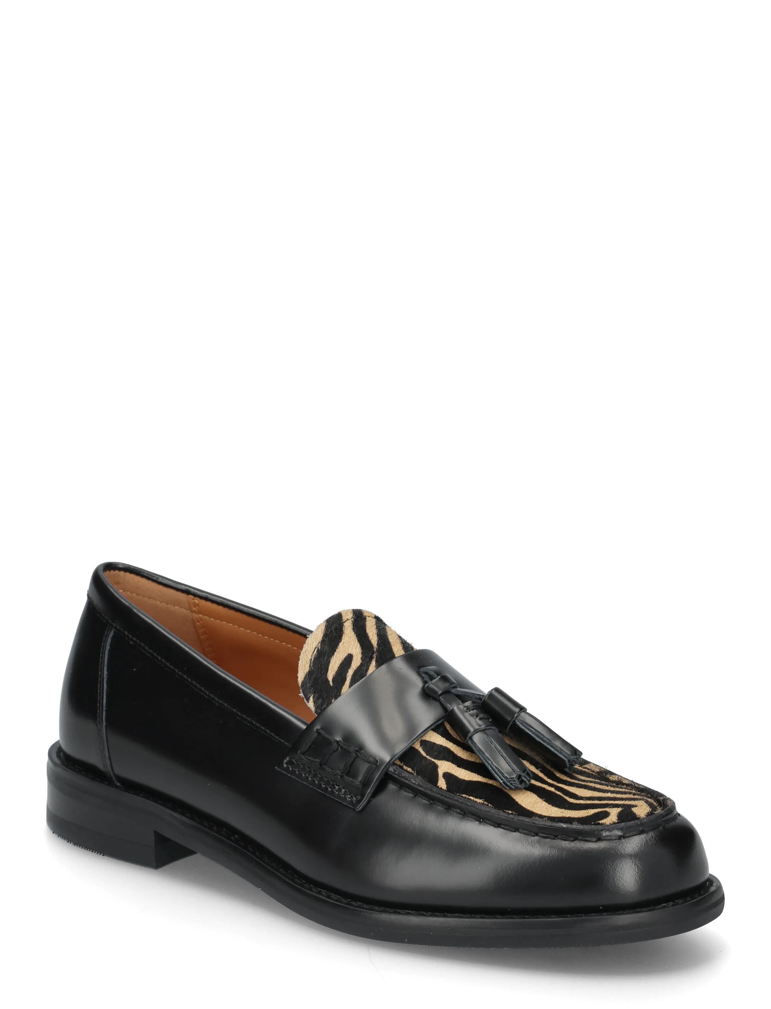VAGABOND LINN - Heeled Loafers - BLACK / black