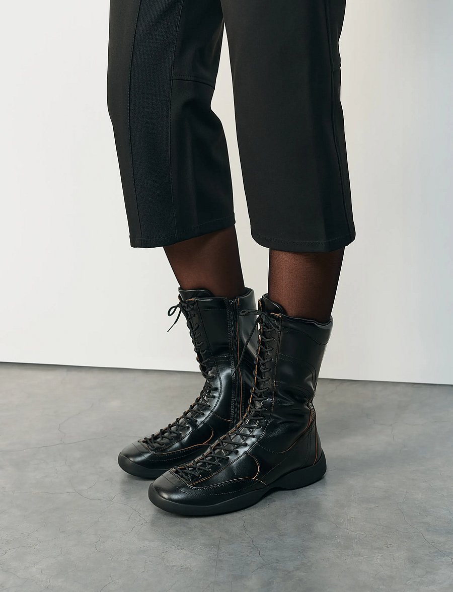 VAGABOND - SKY - paeltega saapad - black - 0