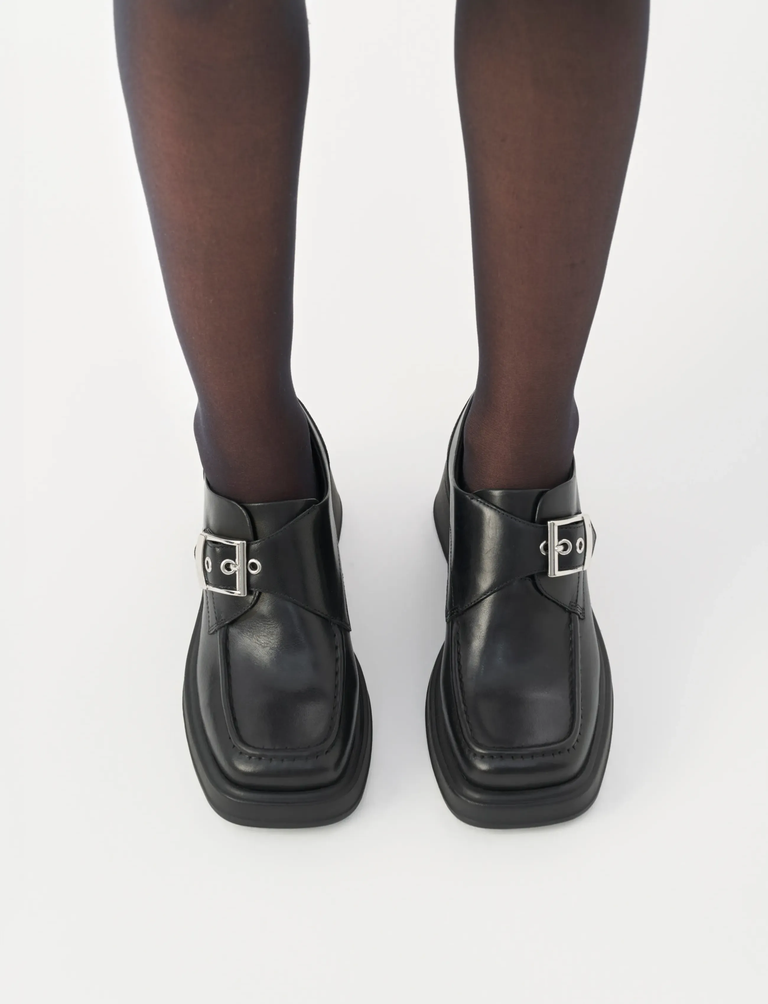 VAGABOND Dorah, Kvinder, Spænde Plateau Loafers, Sort, Str: 37