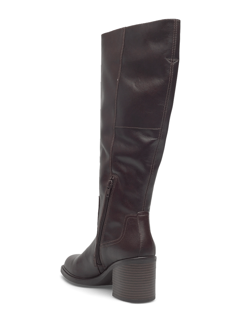 VAGABOND - MERYL - pika säärega saapad - dark brown - 2