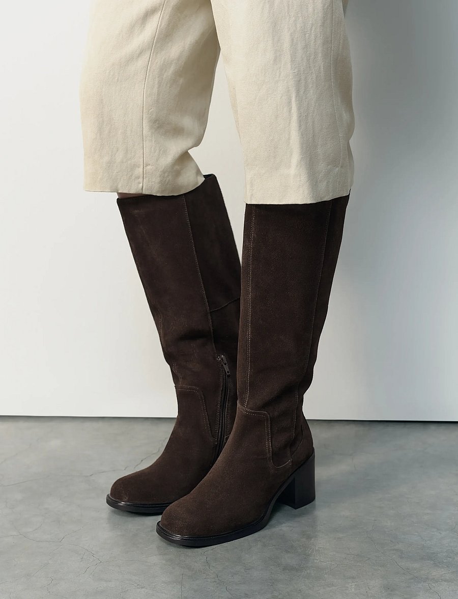 VAGABOND - MERYL - langskaftede støvler - dark brown - 0