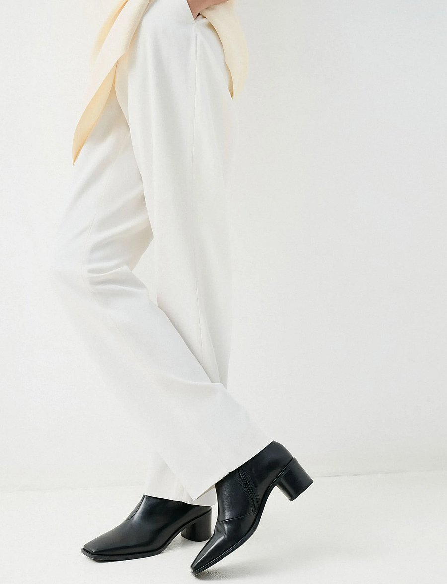VAGABOND - FAY - enkellaarsjes met hak - black - 0