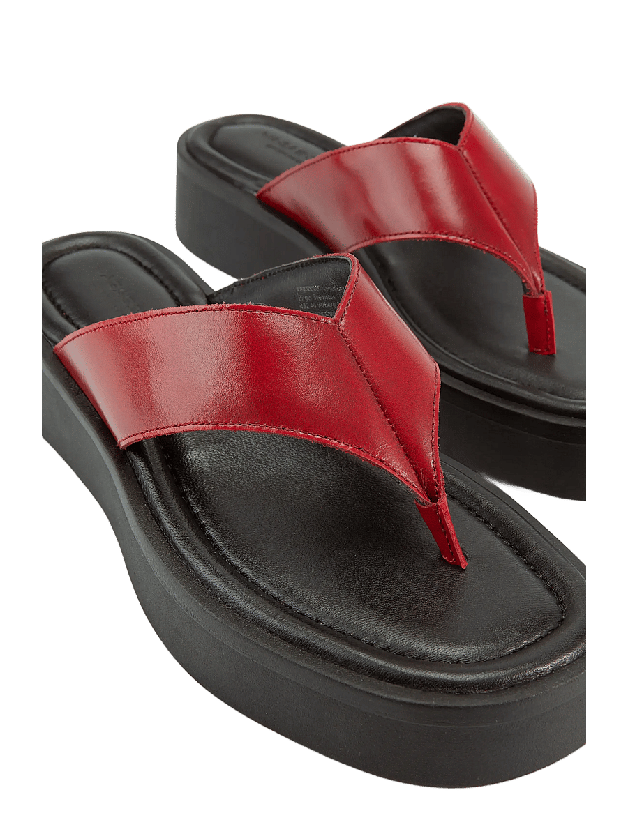 VAGABOND - DANYA - platåsandaler - red - 4