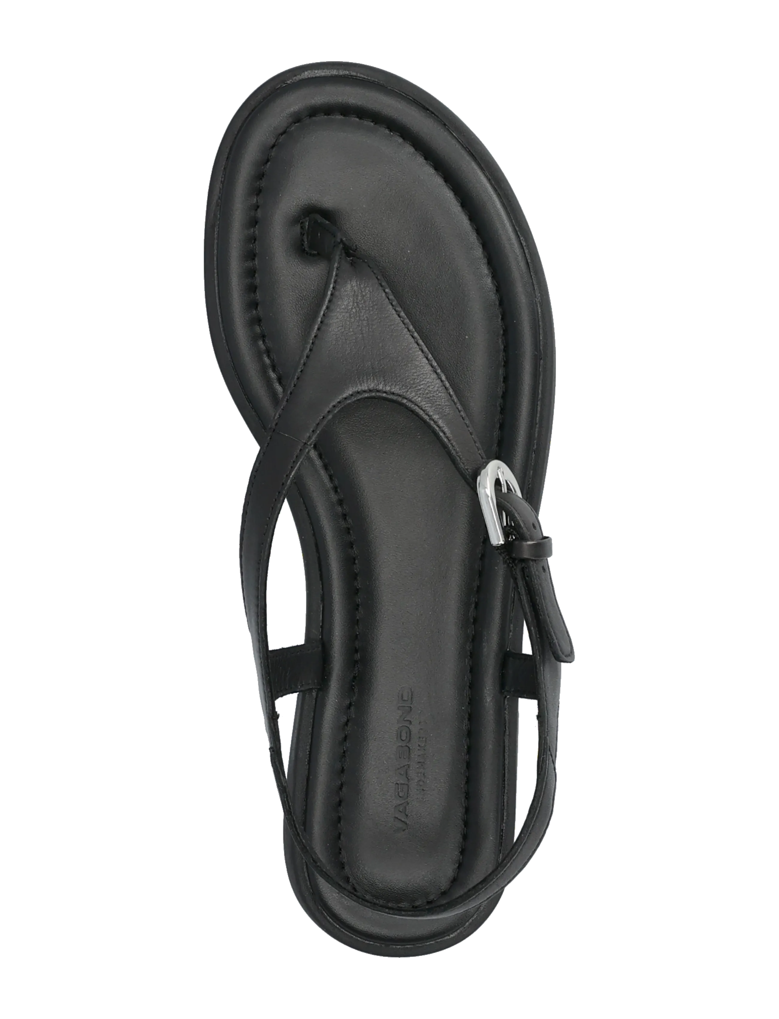 VAGABOND - ZAIDA - platta sandaler - black - 3